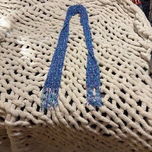 Vibrant Blue Multicolor Women's Scarf